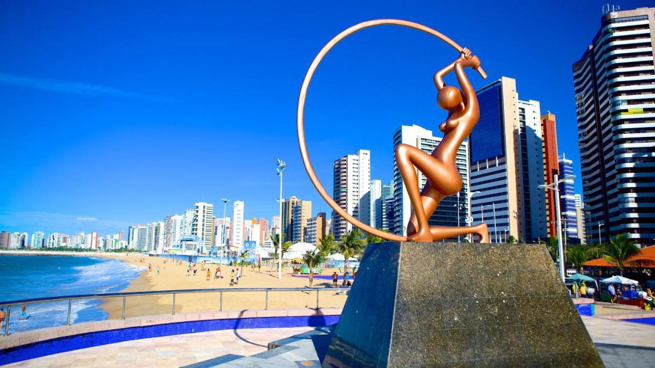 Apto 2Q Atlantic Ocean Beira Mar ฟอร์ตาเลซา ภายนอก รูปภาพ